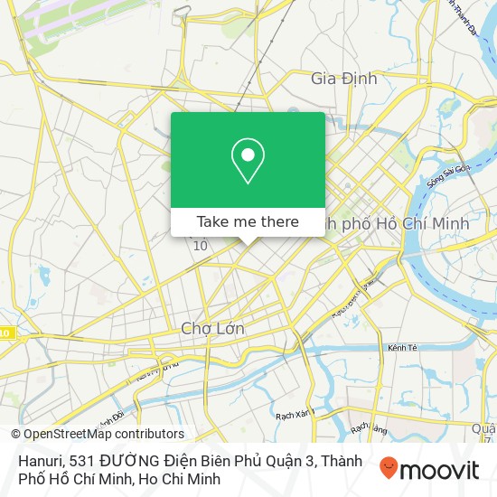 Hanuri, 531 ĐƯỜNG Điện Biên Phủ Quận 3, Thành Phố Hồ Chí Minh map