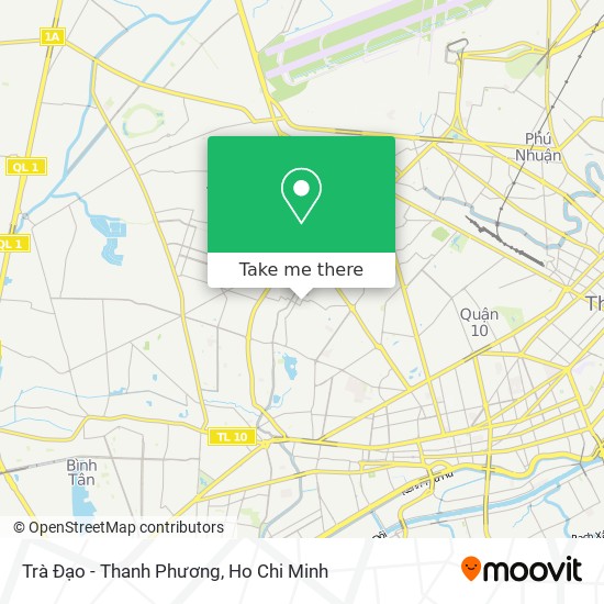 Trà Đạo - Thanh Phương map