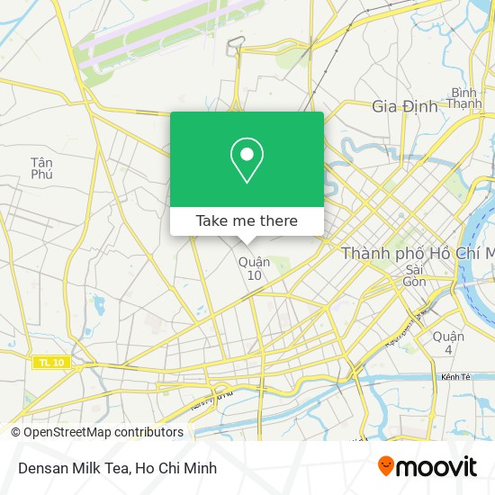 Densan Milk Tea map