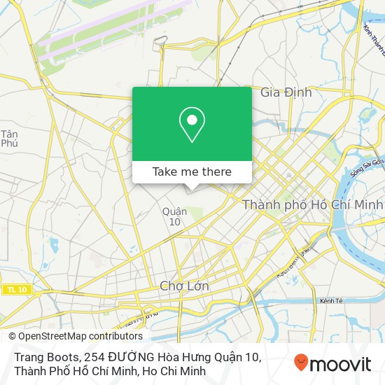 Trang Boots, 254 ĐƯỜNG Hòa Hưng Quận 10, Thành Phố Hồ Chí Minh map