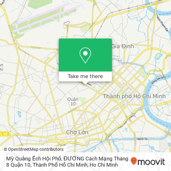 Mỳ Quảng Ếch Hội Phố, ĐƯỜNG Cách Mạng Tháng 8 Quận 10, Thành Phố Hồ Chí Minh map