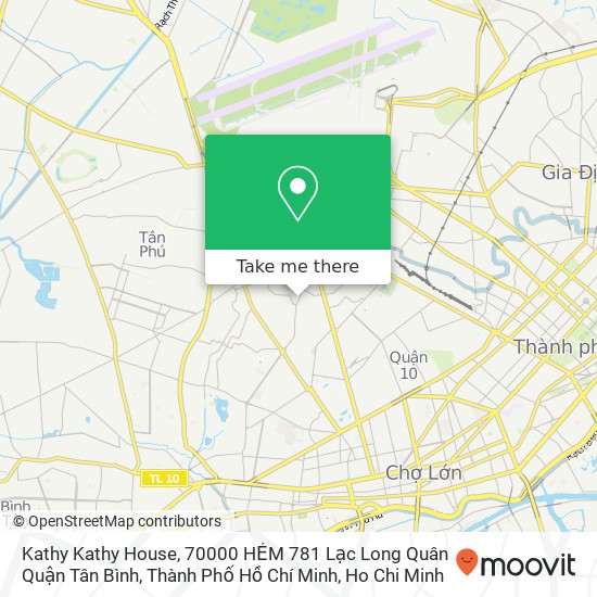 Kathy Kathy House, 70000 HẺM 781 Lạc Long Quân Quận Tân Bình, Thành Phố Hồ Chí Minh map