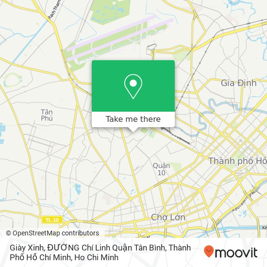 Giày Xinh, ĐƯỜNG Chí Linh Quận Tân Bình, Thành Phố Hồ Chí Minh map