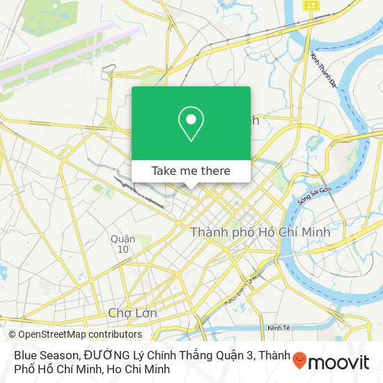 Blue Season, ĐƯỜNG Lý Chính Thắng Quận 3, Thành Phố Hồ Chí Minh map