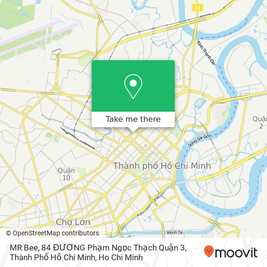 MR Bee, 84 ĐƯỜNG Phạm Ngọc Thạch Quận 3, Thành Phố Hồ Chí Minh map