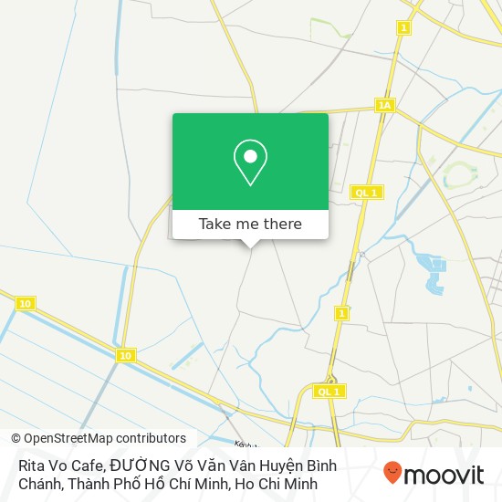 Rita Vo Cafe, ĐƯỜNG Võ Văn Vân Huyện Bình Chánh, Thành Phố Hồ Chí Minh map