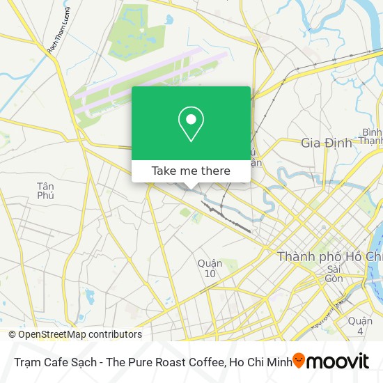 Trạm Cafe Sạch - The Pure Roast Coffee map