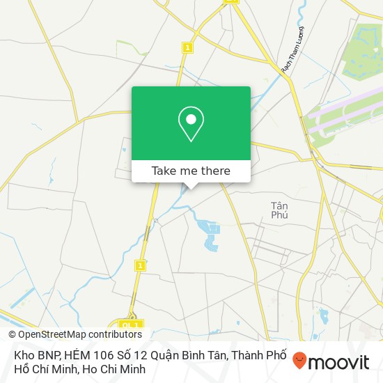 Kho BNP, HẺM 106 Số 12 Quận Bình Tân, Thành Phố Hồ Chí Minh map