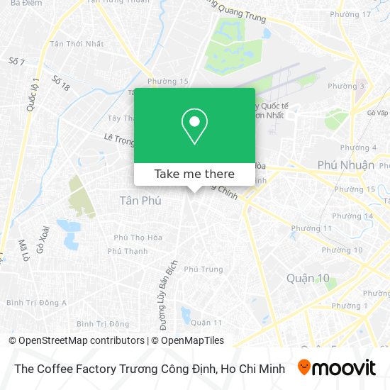 The Coffee Factory Trương Công Định map