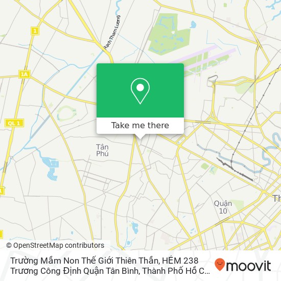 Trường Mầm Non Thế Giới Thiên Thần, HẺM 238 Trương Công Định Quận Tân Bình, Thành Phố Hồ Chí Minh map