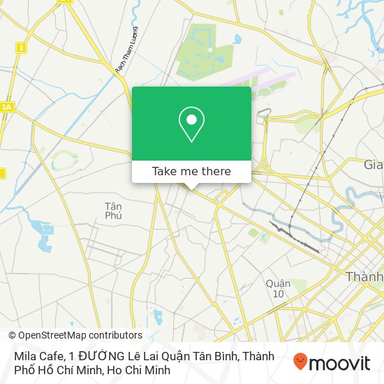 Mila Cafe, 1 ĐƯỜNG Lê Lai Quận Tân Bình, Thành Phố Hồ Chí Minh map