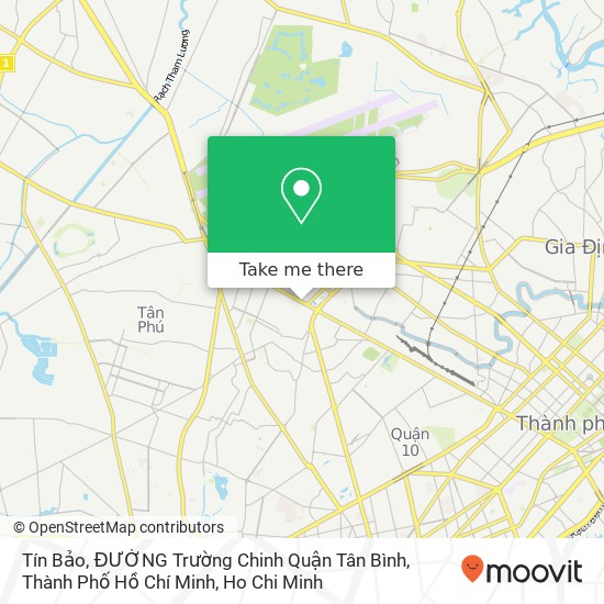 Tín Bảo, ĐƯỜNG Trường Chinh Quận Tân Bình, Thành Phố Hồ Chí Minh map