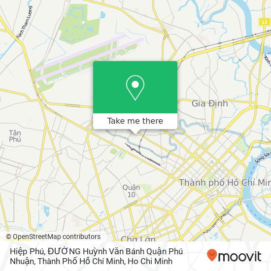 Hiệp Phú, ĐƯỜNG Huỳnh Văn Bánh Quận Phú Nhuận, Thành Phố Hồ Chí Minh map