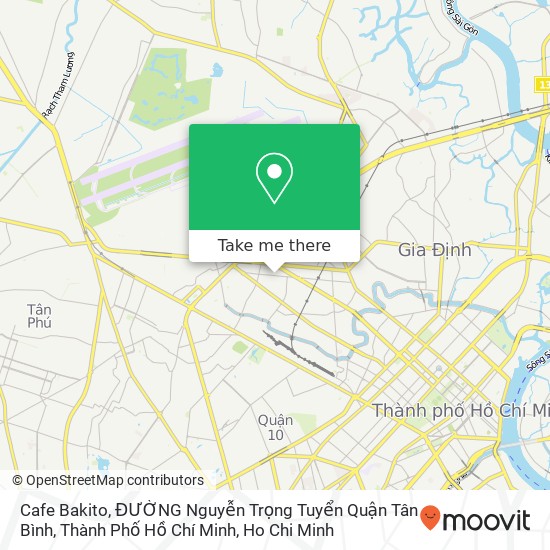 Cafe Bakito, ĐƯỜNG Nguyễn Trọng Tuyển Quận Tân Bình, Thành Phố Hồ Chí Minh map