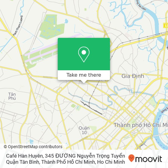 Café Hàn Huyên, 345 ĐƯỜNG Nguyễn Trọng Tuyển Quận Tân Bình, Thành Phố Hồ Chí Minh map