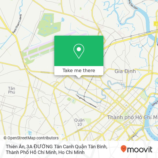 Thiên Ân, 3A ĐƯỜNG Tân Canh Quận Tân Bình, Thành Phố Hồ Chí Minh map