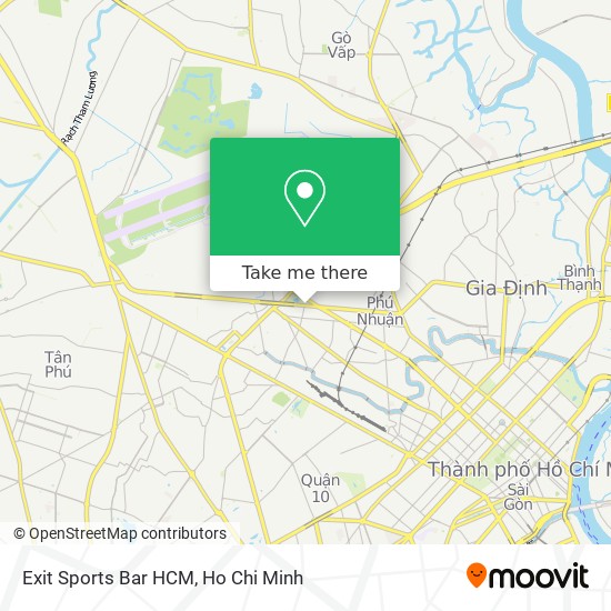 Exit Sports Bar HCM map
