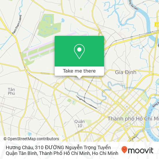 Hương Châu, 310 ĐƯỜNG Nguyễn Trọng Tuyển Quận Tân Bình, Thành Phố Hồ Chí Minh map
