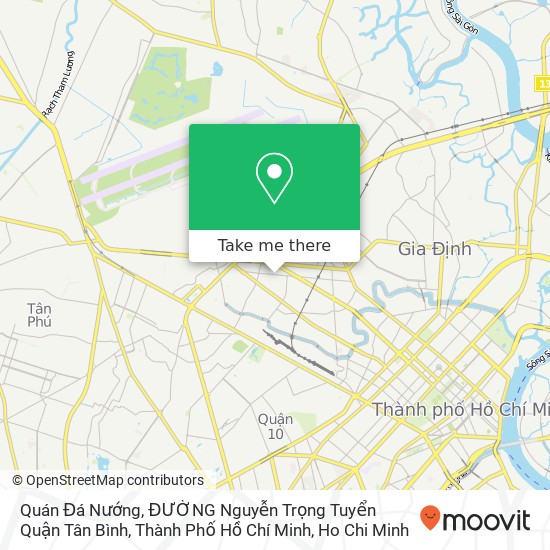 Quán Đá Nướng, ĐƯỜNG Nguyễn Trọng Tuyển Quận Tân Bình, Thành Phố Hồ Chí Minh map