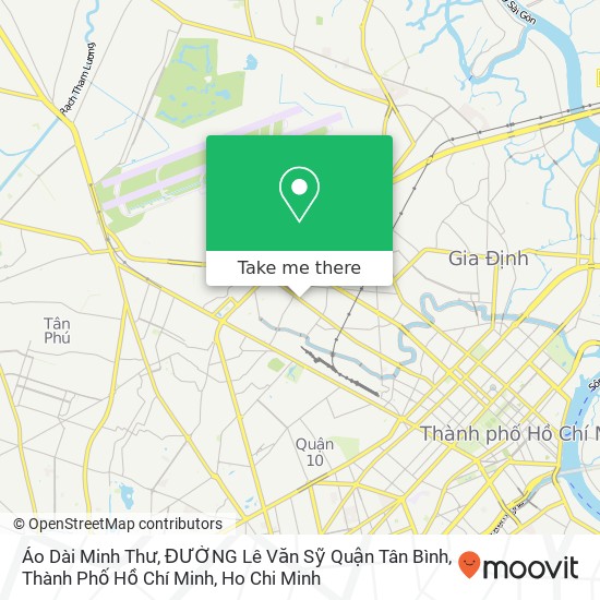 Áo Dài Minh Thư, ĐƯỜNG Lê Văn Sỹ Quận Tân Bình, Thành Phố Hồ Chí Minh map