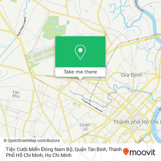 Tiệc Cưới Miền Đông Nam Bộ, Quận Tân Bình, Thành Phố Hồ Chí Minh map