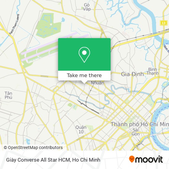 Giày Converse All Star HCM map
