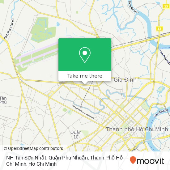 NH Tân Sơn Nhất, Quận Phú Nhuận, Thành Phố Hồ Chí Minh map