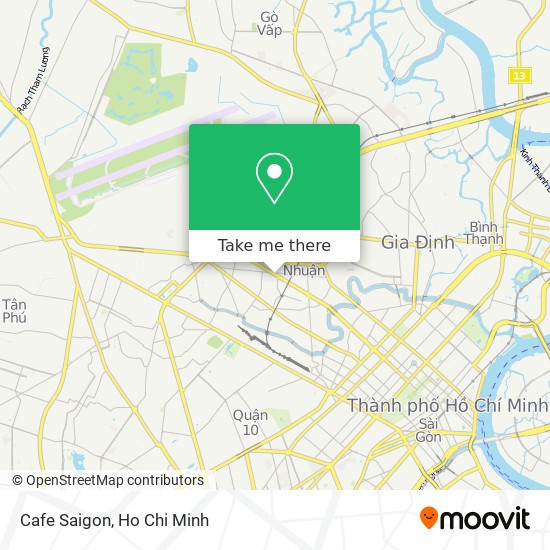 Cafe Saigon map