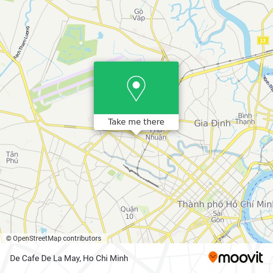 De Cafe De La May map