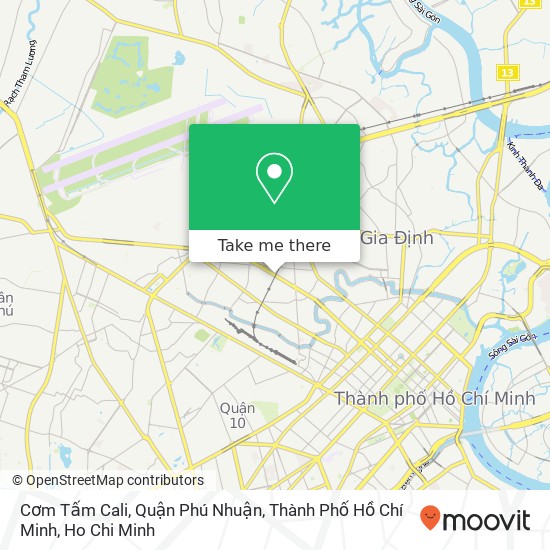 Cơm Tấm Cali, Quận Phú Nhuận, Thành Phố Hồ Chí Minh map