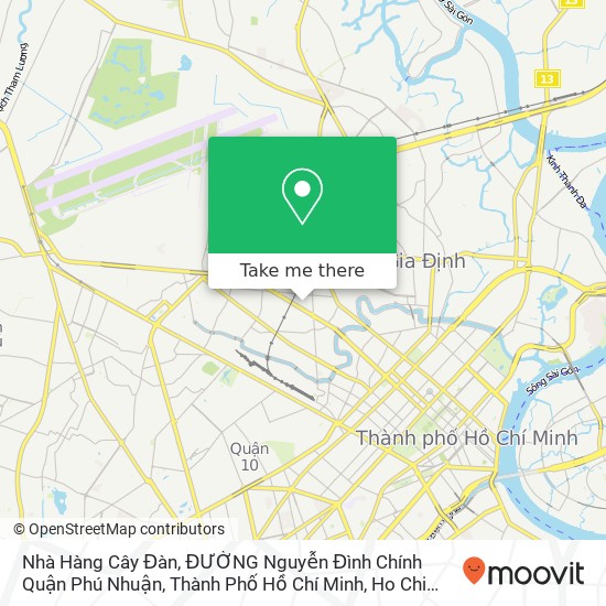 Nhà Hàng Cây Đàn, ĐƯỜNG Nguyễn Đình Chính Quận Phú Nhuận, Thành Phố Hồ Chí Minh map