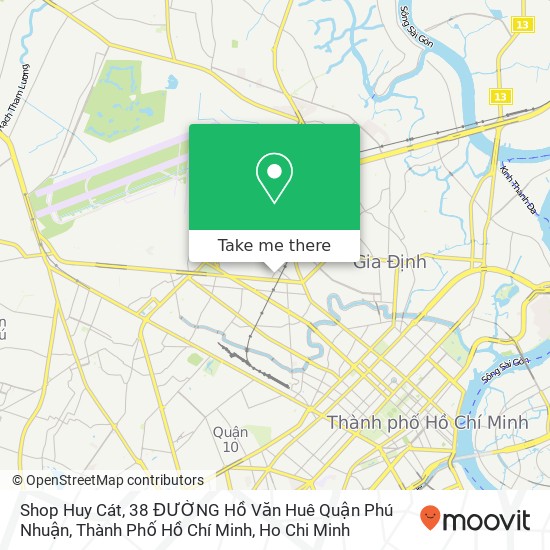 Shop Huy Cát, 38 ĐƯỜNG Hồ Văn Huê Quận Phú Nhuận, Thành Phố Hồ Chí Minh map