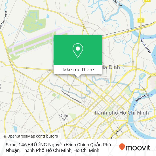 Sofia, 146 ĐƯỜNG Nguyễn Đình Chính Quận Phú Nhuận, Thành Phố Hồ Chí Minh map