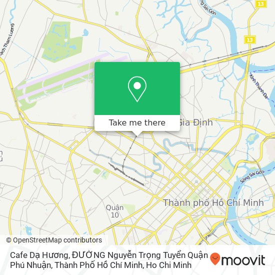 Cafe Dạ Hương, ĐƯỜNG Nguyễn Trọng Tuyển Quận Phú Nhuận, Thành Phố Hồ Chí Minh map