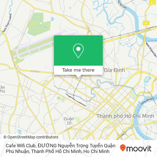 Cafe Wifi Club, ĐƯỜNG Nguyễn Trọng Tuyển Quận Phú Nhuận, Thành Phố Hồ Chí Minh map