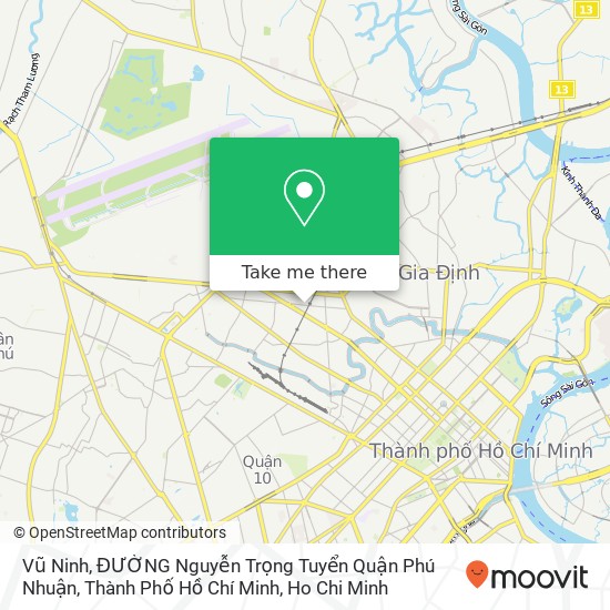 Vũ Ninh, ĐƯỜNG Nguyễn Trọng Tuyển Quận Phú Nhuận, Thành Phố Hồ Chí Minh map