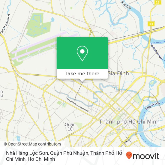 Nhà Hàng Lộc Sơn, Quận Phú Nhuận, Thành Phố Hồ Chí Minh map