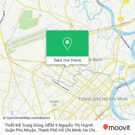 Thiết Kế Trung Dũng, HẺM 9 Nguyễn Thị Huỳnh Quận Phú Nhuận, Thành Phố Hồ Chí Minh map