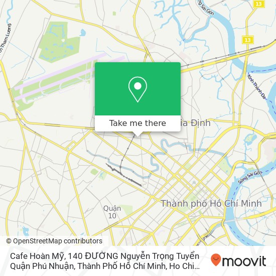 Cafe Hoàn Mỹ, 140 ĐƯỜNG Nguyễn Trọng Tuyển Quận Phú Nhuận, Thành Phố Hồ Chí Minh map