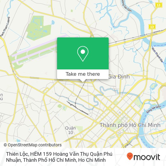 Thiên Lộc, HẺM 159 Hoàng Văn Thụ Quận Phú Nhuận, Thành Phố Hồ Chí Minh map