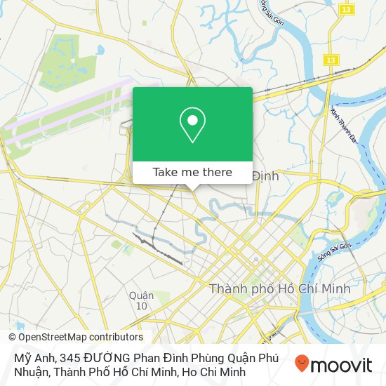 Mỹ Anh, 345 ĐƯỜNG Phan Đình Phùng Quận Phú Nhuận, Thành Phố Hồ Chí Minh map