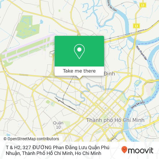 T & H2, 327 ĐƯỜNG Phan Đăng Lưu Quận Phú Nhuận, Thành Phố Hồ Chí Minh map