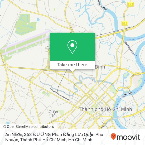 An Nhơn, 353 ĐƯỜNG Phan Đăng Lưu Quận Phú Nhuận, Thành Phố Hồ Chí Minh map