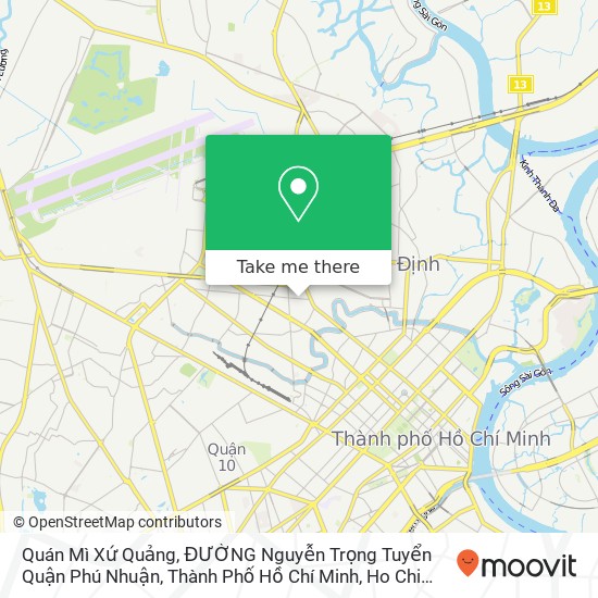 Quán Mì Xứ Quảng, ĐƯỜNG Nguyễn Trọng Tuyển Quận Phú Nhuận, Thành Phố Hồ Chí Minh map