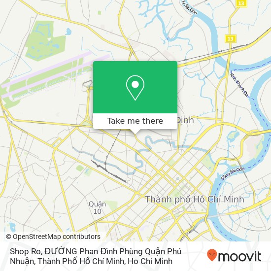 Shop Ro, ĐƯỜNG Phan Đình Phùng Quận Phú Nhuận, Thành Phố Hồ Chí Minh map