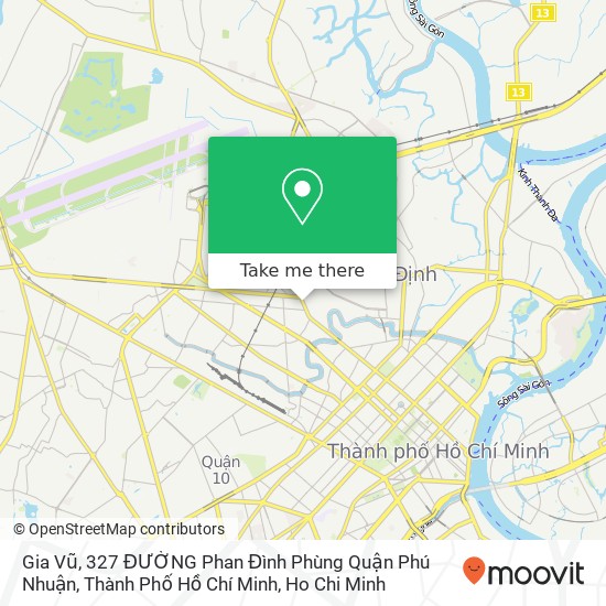 Gia Vũ, 327 ĐƯỜNG Phan Đình Phùng Quận Phú Nhuận, Thành Phố Hồ Chí Minh map