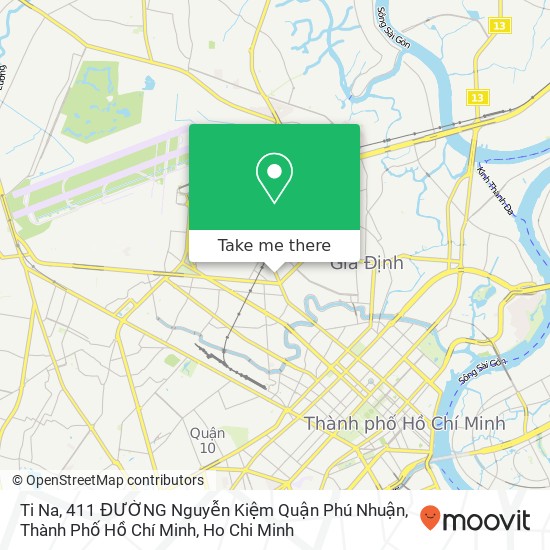 Ti Na, 411 ĐƯỜNG Nguyễn Kiệm Quận Phú Nhuận, Thành Phố Hồ Chí Minh map