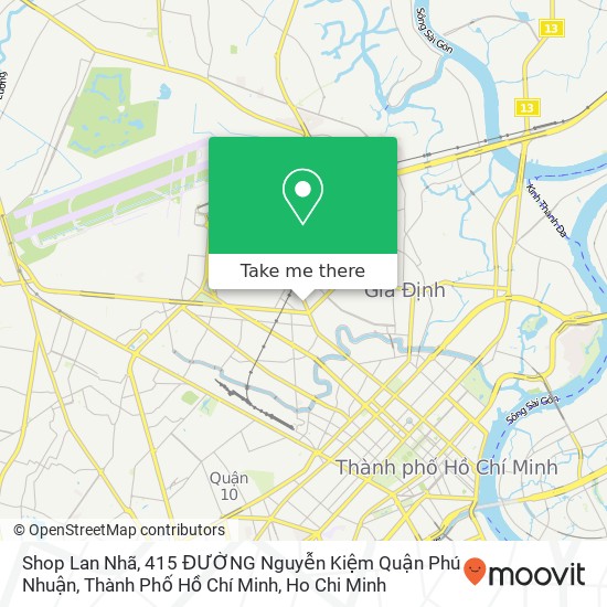 Shop Lan Nhã, 415 ĐƯỜNG Nguyễn Kiệm Quận Phú Nhuận, Thành Phố Hồ Chí Minh map