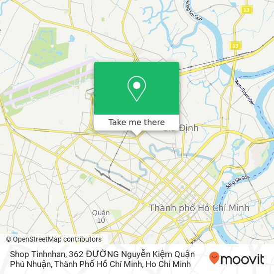 Shop Tinhnhan, 362 ĐƯỜNG Nguyễn Kiệm Quận Phú Nhuận, Thành Phố Hồ Chí Minh map