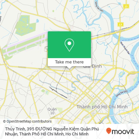 Thủy Trinh, 395 ĐƯỜNG Nguyễn Kiệm Quận Phú Nhuận, Thành Phố Hồ Chí Minh map